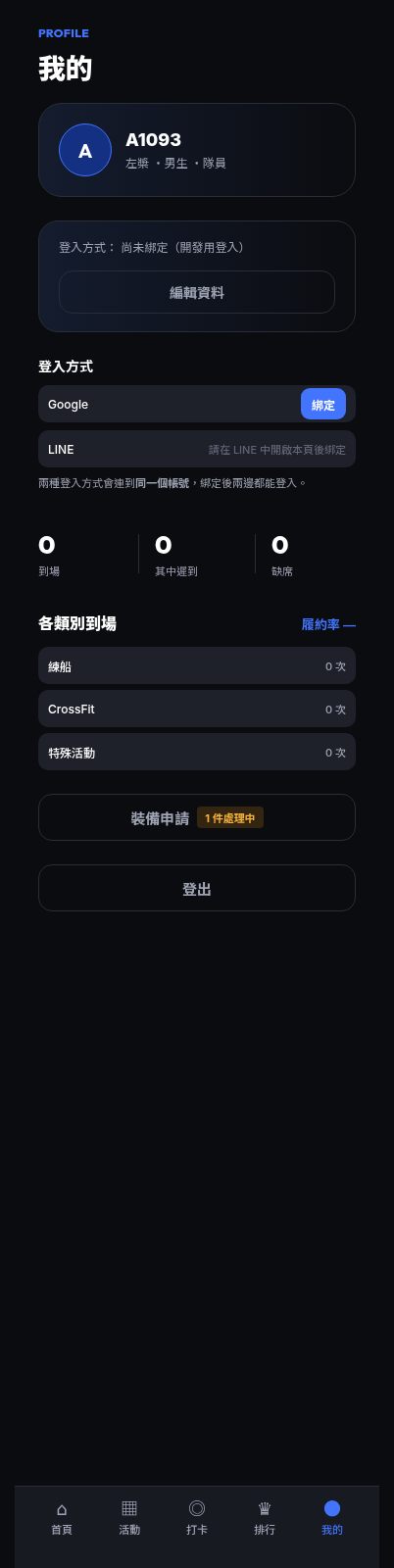 我的 Profile